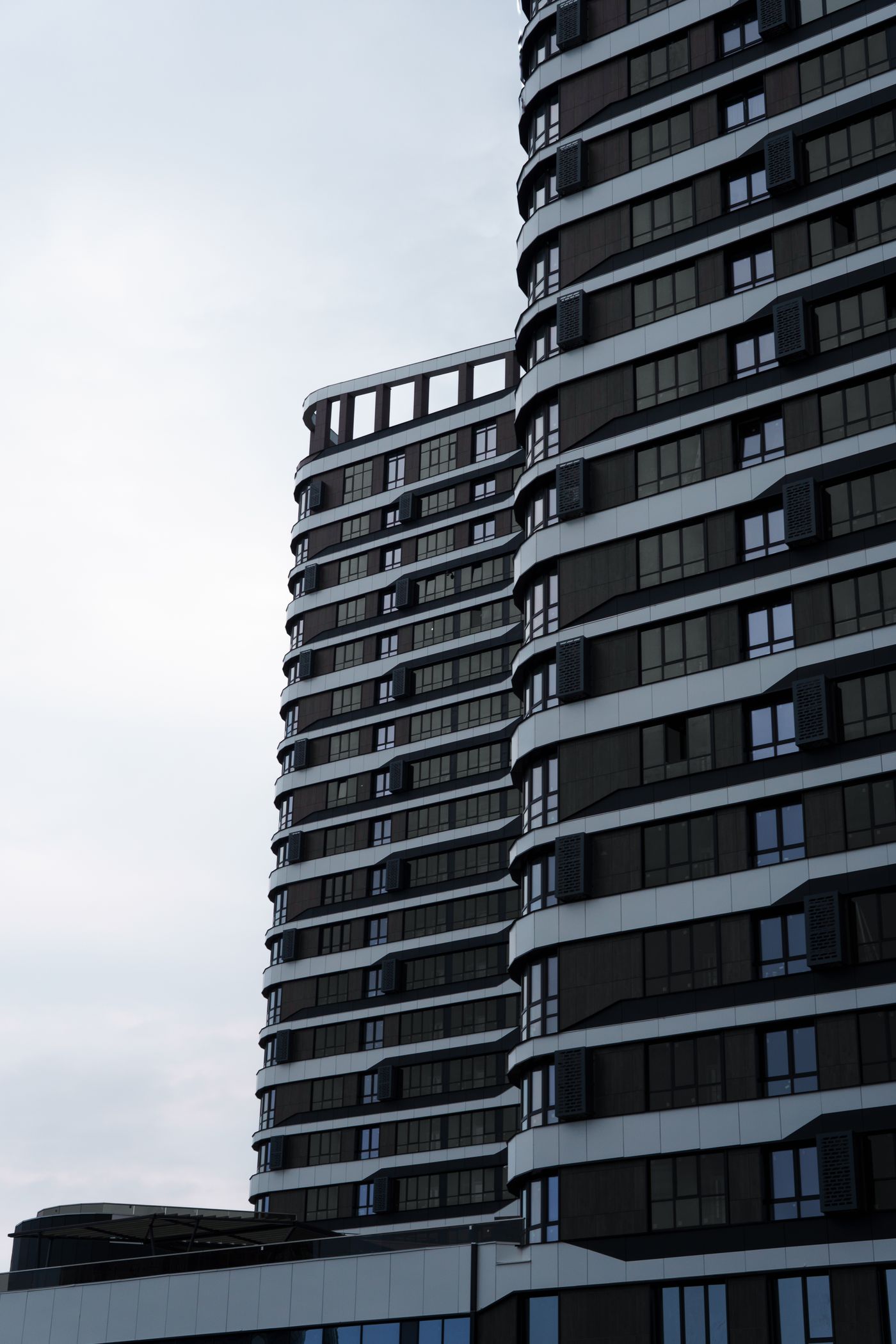 View of residential skyscrapers in Argentina